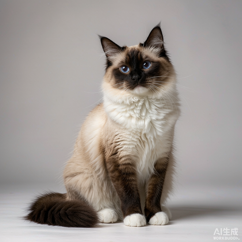 伯曼猫：蓝眼白爪的温柔修士