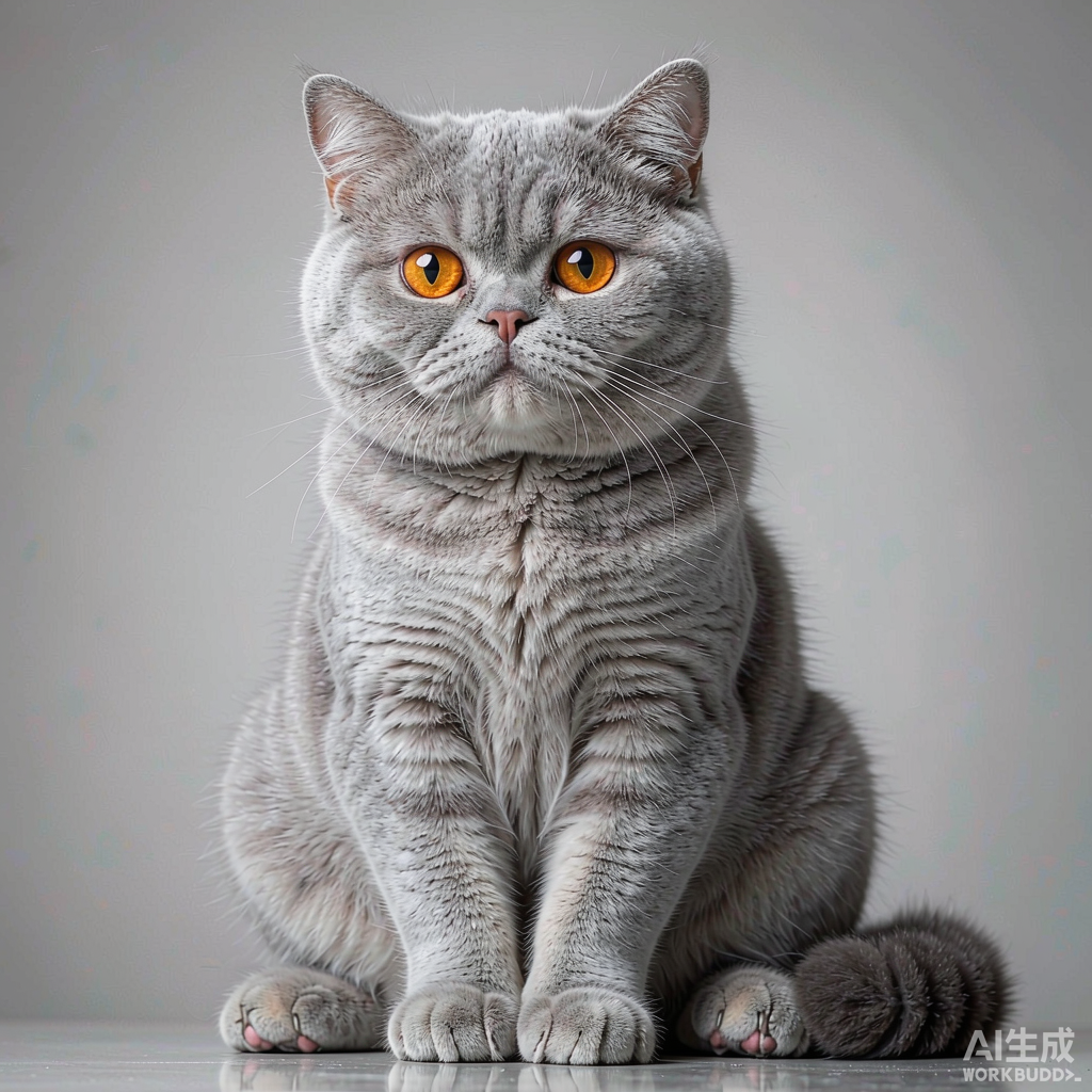 异国短毛猫：加菲般的扁脸萌物