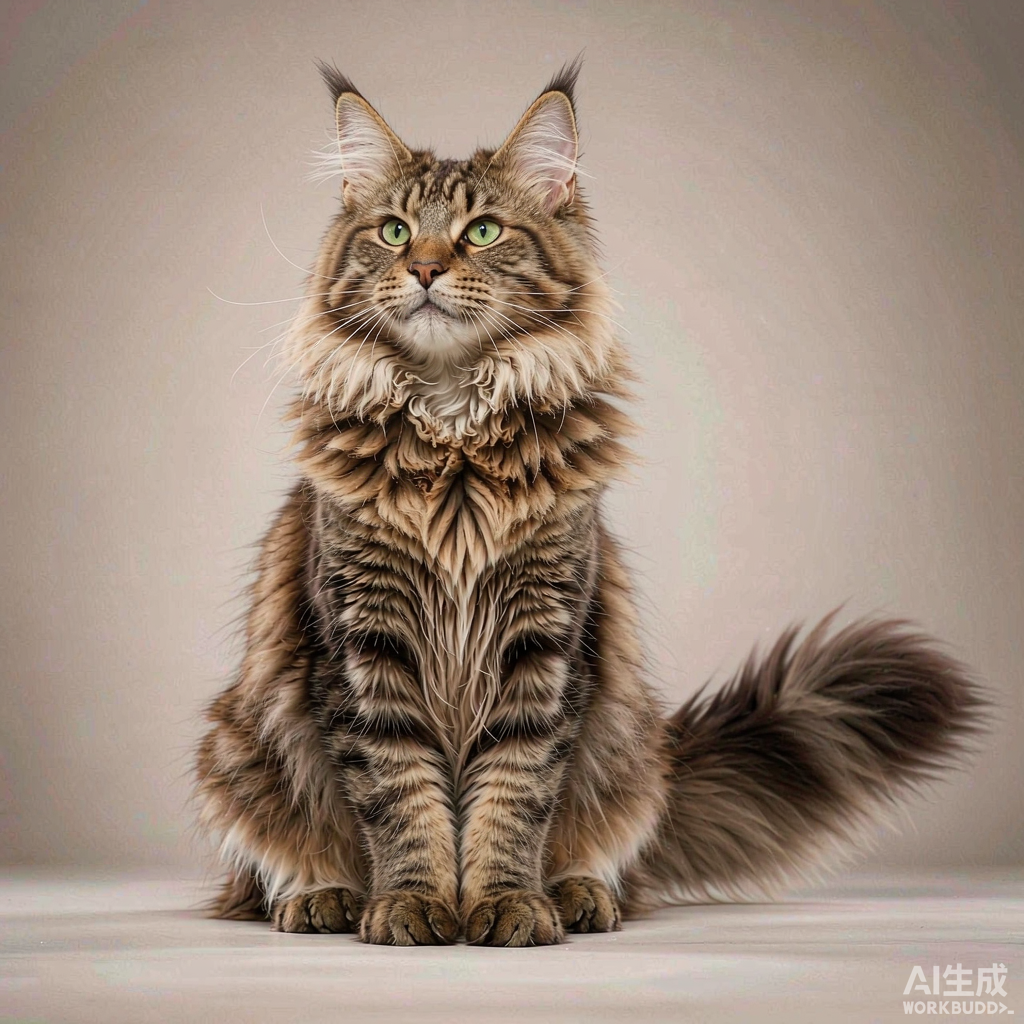 缅因猫：温柔的巨型长毛森林猫