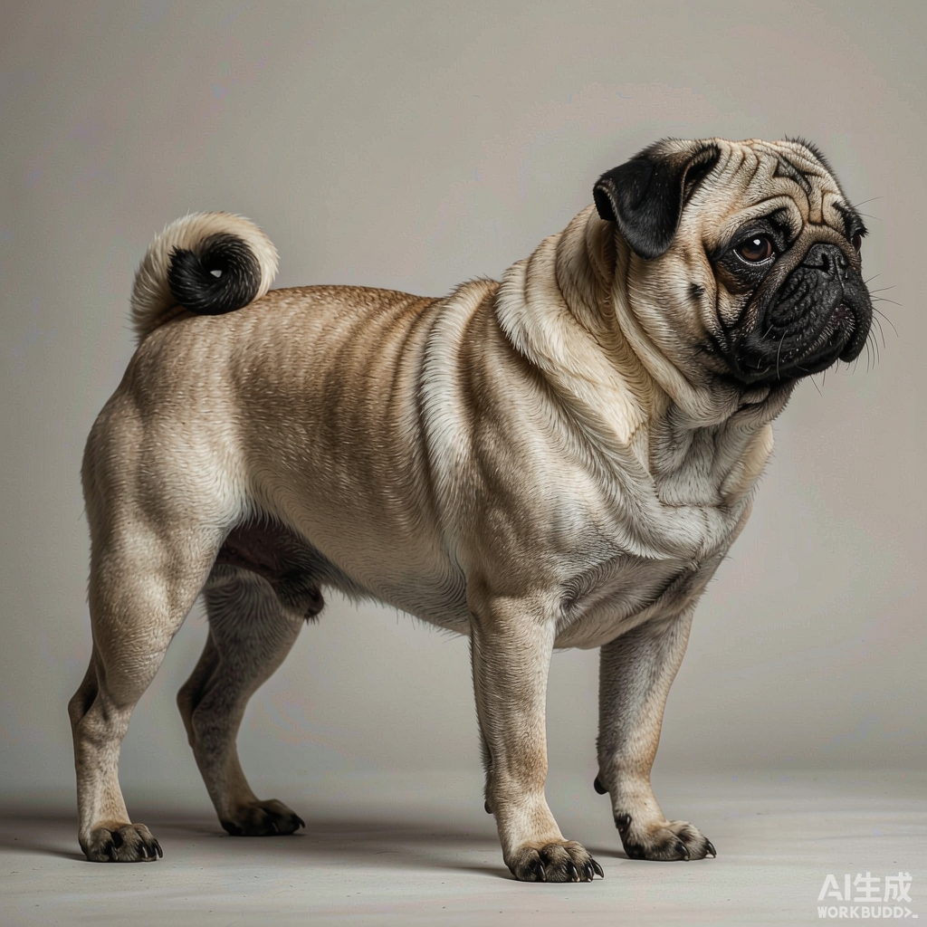 巴哥犬：皱脸懒萌的小福将