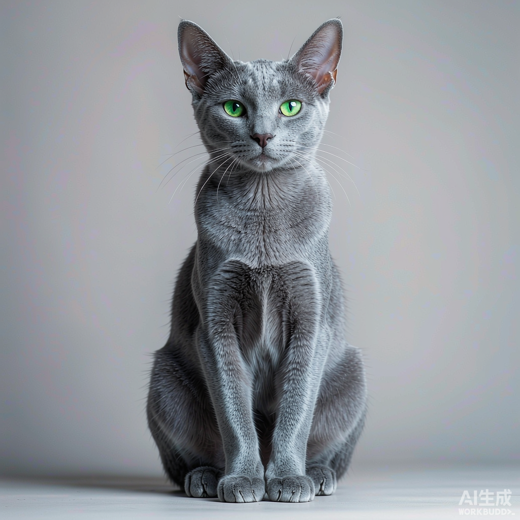 俄罗斯蓝猫：蓝灰绿眼的安静美猫